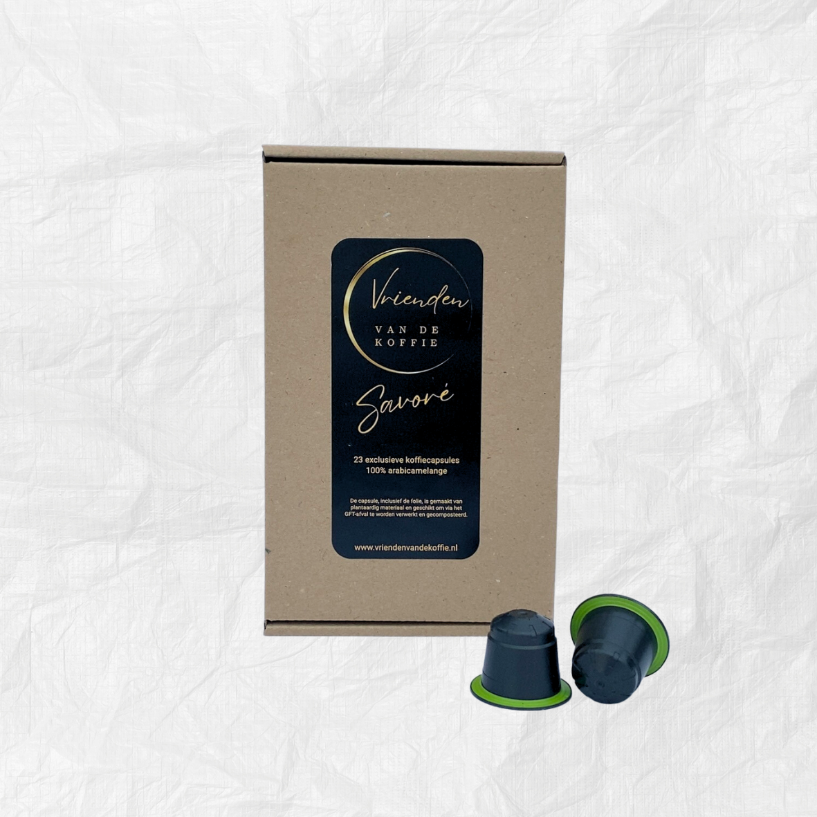 Vrienden van de Koffie - Savoré - exclusieve koffie capsules 23 stuks